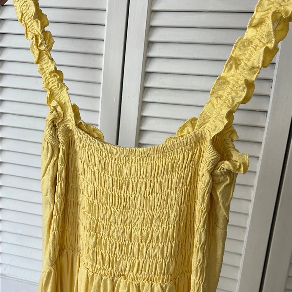 Yellow Ruffled Sundress - Picture 5 of 6